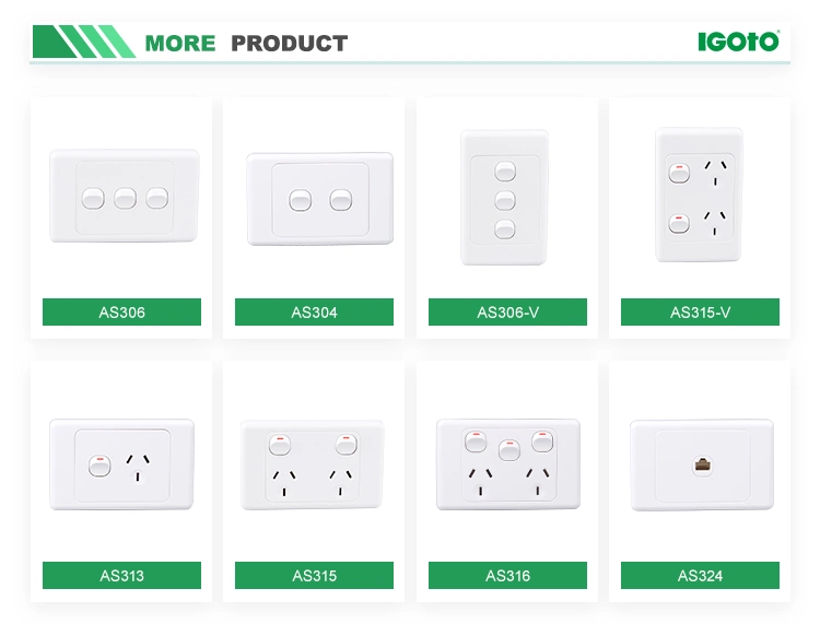 Factory Price Safe Australia Standard Electrical Wall Socket Switch Socket Wall Universal